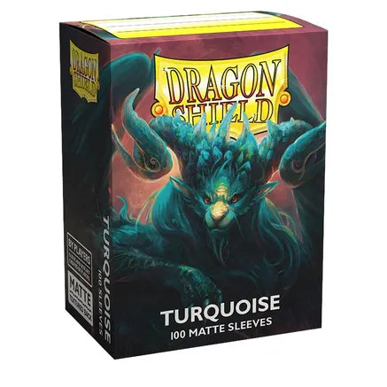 Standard Dragon Shield Dual Matte Sleeves – Turquoise (100ct) | Gear Gaming Bentonville