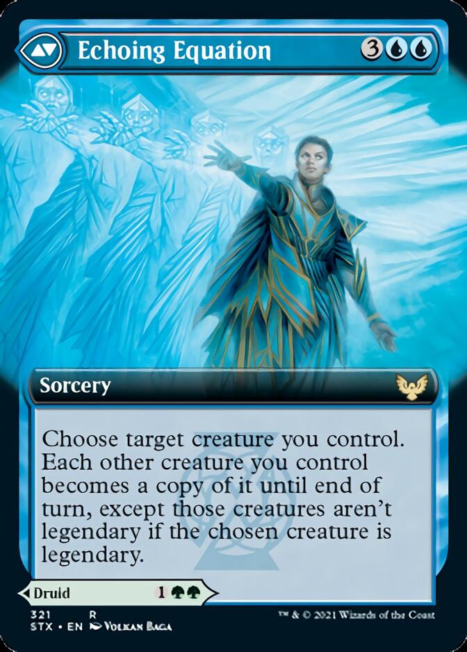 Augmenter Pugilist // Echoing Equation (Extended Art) [Strixhaven: School of Mages] | Gear Gaming Bentonville