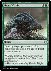 Beast Within [Phyrexia: All Will Be One Commander] | Gear Gaming Bentonville