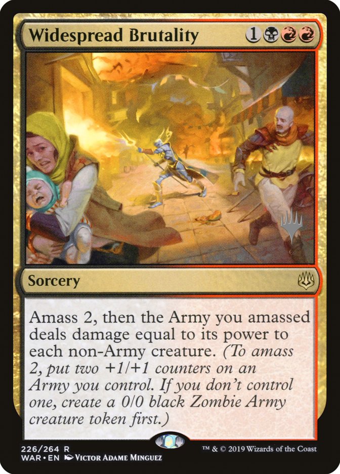Widespread Brutality (Promo Pack) [War of the Spark Promos] | Gear Gaming Bentonville