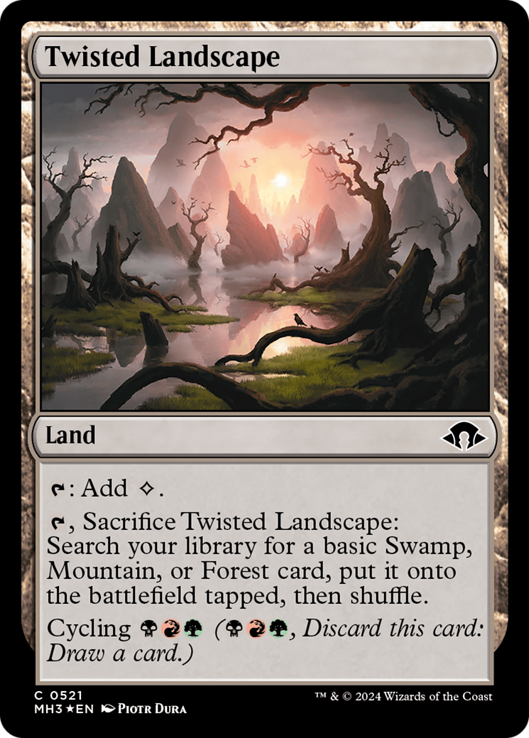 Twisted Landscape (Ripple Foil) [Modern Horizons 3] | Gear Gaming Bentonville