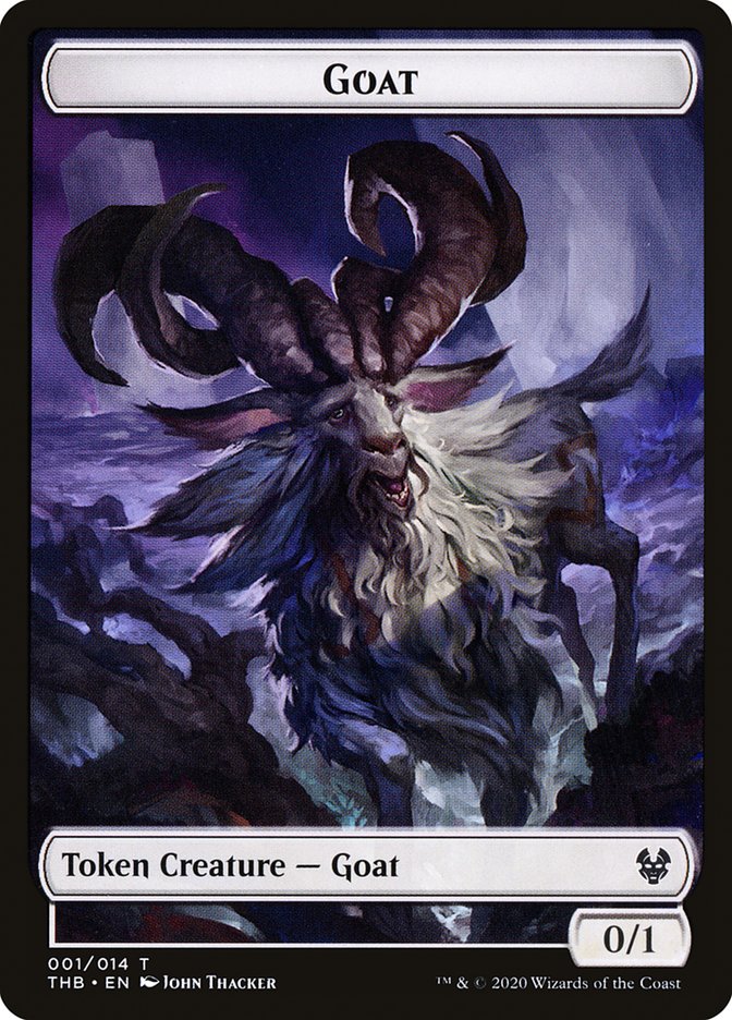 Goat Token [Theros Beyond Death Tokens] | Gear Gaming Bentonville