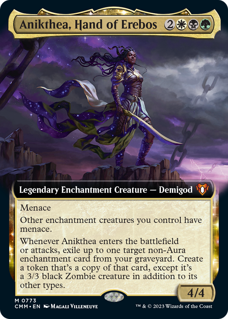 Anikthea, Hand of Erebos (Extended Art) [Commander Masters] | Gear Gaming Bentonville