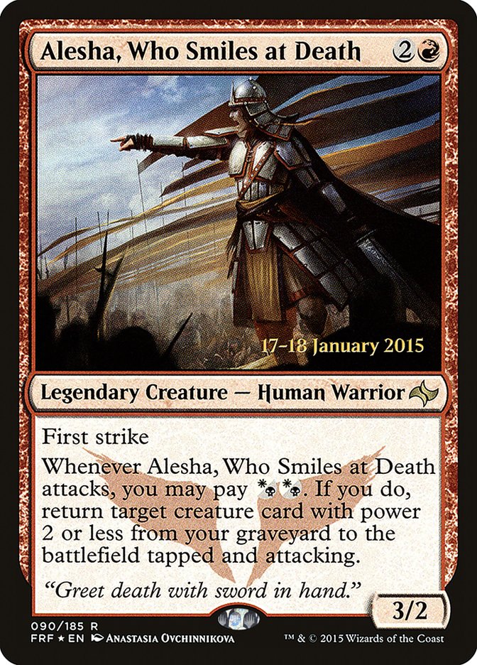 Alesha, Who Smiles at Death [Fate Reforged Prerelease Promos] | Gear Gaming Bentonville