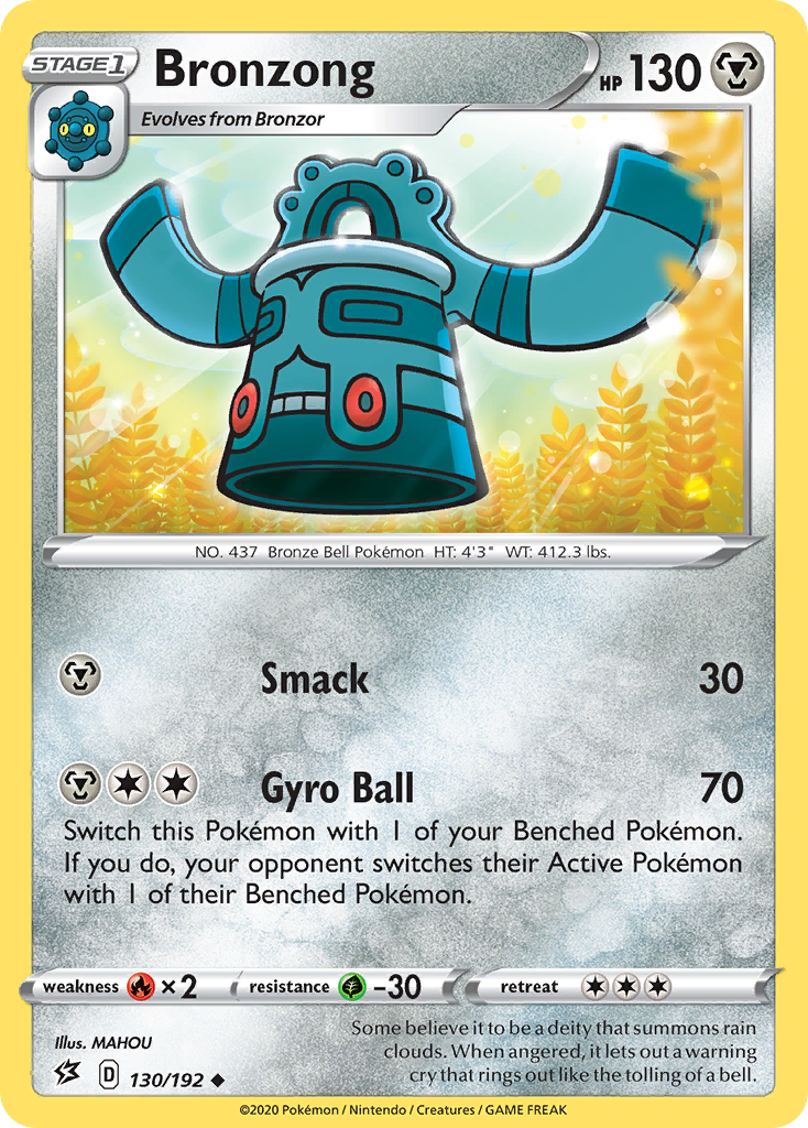 Bronzong (130/192) [Sword & Shield: Rebel Clash] | Gear Gaming Bentonville