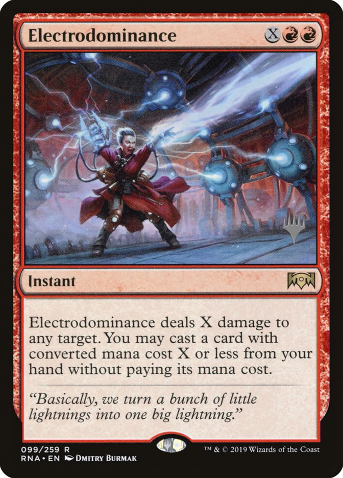 Electrodominance (Promo Pack) [Ravnica Allegiance Promos] | Gear Gaming Bentonville