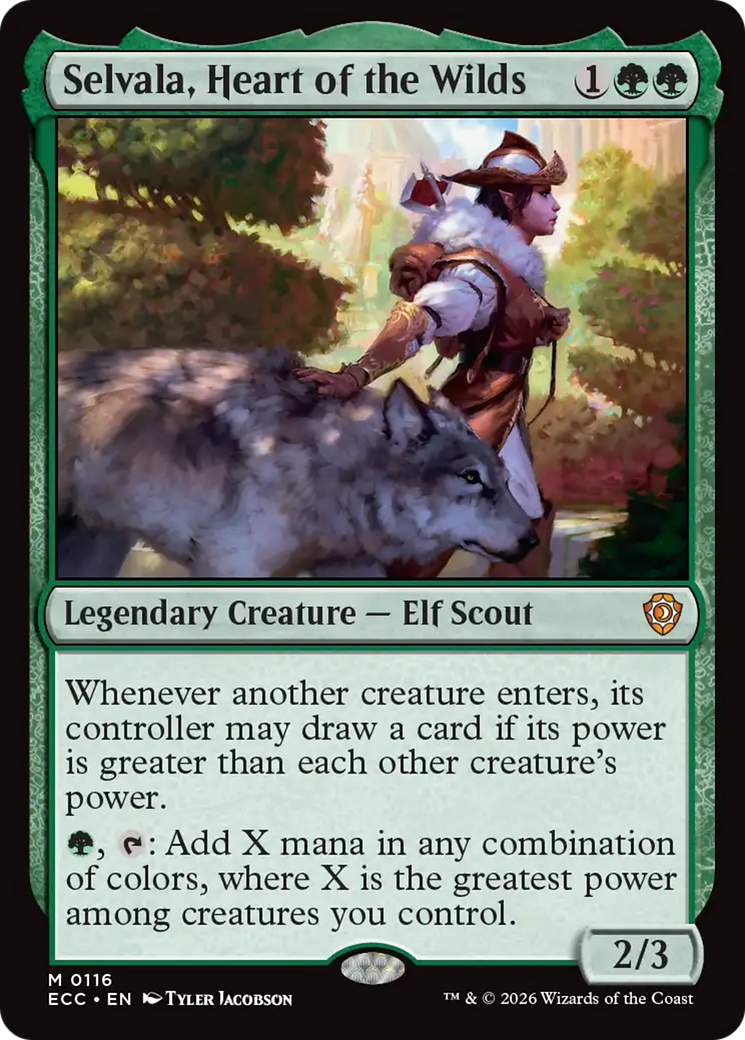 Selvala, Heart of the Wilds [Lorwyn Eclipsed Commander] | Gear Gaming Bentonville