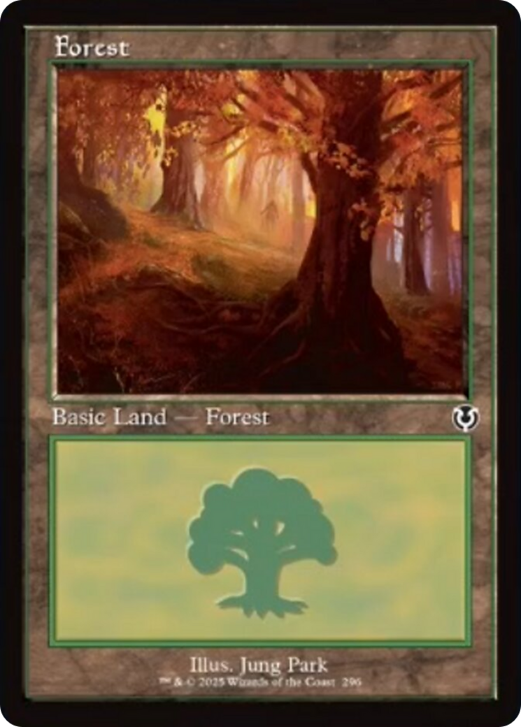 Forest (296) (Retro Frame) [Innistrad Remastered] | Gear Gaming Bentonville