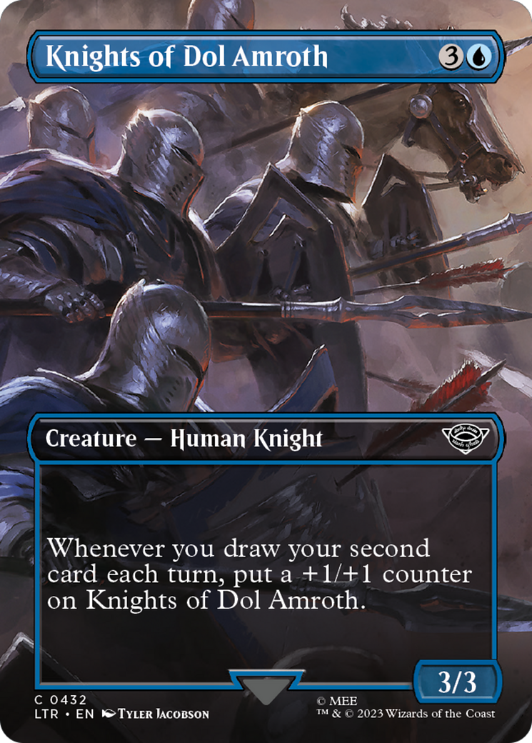 Knights of Dol Amroth (Borderless Alternate Art) [The Lord of the Rings: Tales of Middle-Earth] | Gear Gaming Bentonville