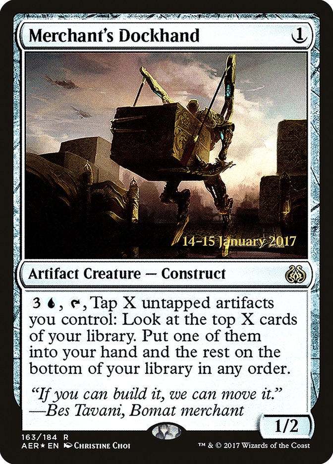 Merchant's Dockhand [Aether Revolt Prerelease Promos] | Gear Gaming Bentonville