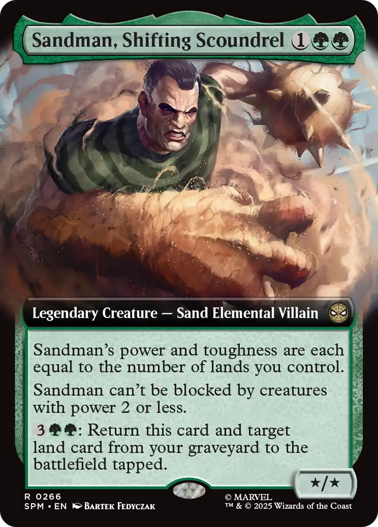 Sandman, Shifting Scoundrel (Extended Art) [Marvel's Spider-Man] | Gear Gaming Bentonville