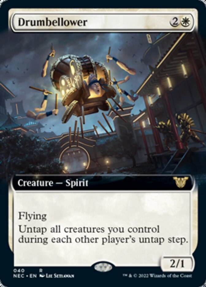 Drumbellower (Extended Art) [Kamigawa: Neon Dynasty Commander] | Gear Gaming Bentonville