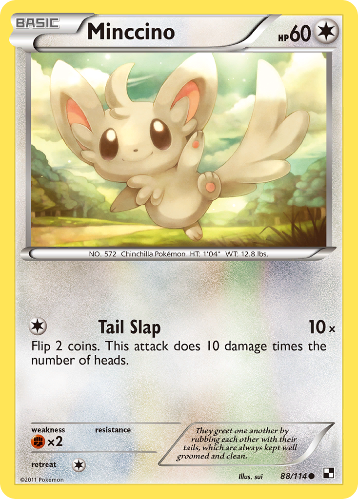 Minccino (88/114) [Black & White: Base Set] | Gear Gaming Bentonville