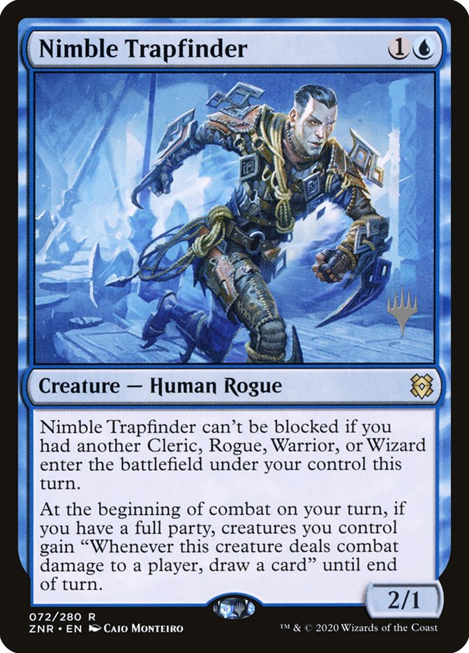 Nimble Trapfinder (Promo Pack) [Zendikar Rising Promos] | Gear Gaming Bentonville