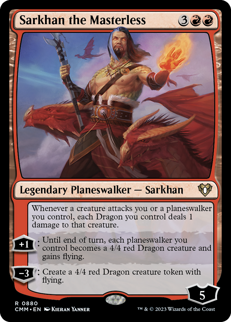 Sarkhan the Masterless [Commander Masters] | Gear Gaming Bentonville