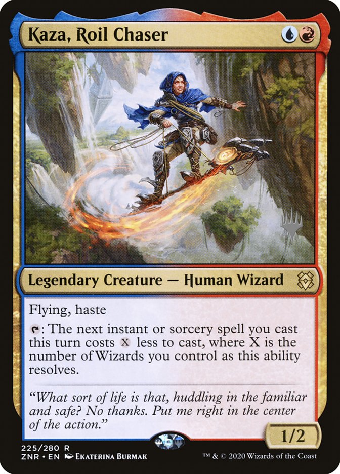 Kaza, Roil Chaser (Promo Pack) [Zendikar Rising Promos] | Gear Gaming Bentonville