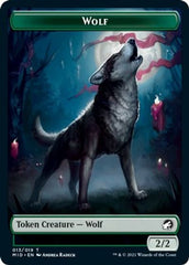 Centaur // Wolf Double-Sided Token [Innistrad: Midnight Hunt Commander Tokens] | Gear Gaming Bentonville
