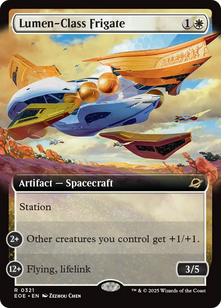Lumen-Class Frigate (Extended Art) [Edge of Eternities] | Gear Gaming Bentonville