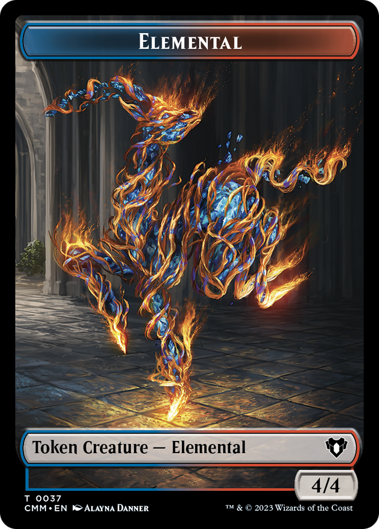 Elemental Token (37) [Commander Masters Tokens] | Gear Gaming Bentonville