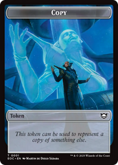 Copy // Clue Double-Sided Token [Edge of Eternities Commander Tokens] | Gear Gaming Bentonville