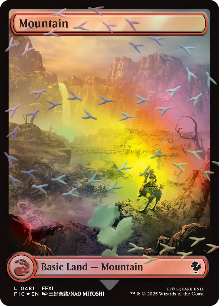 Mountain (Chocobo Track Foil) [FINAL FANTASY Commander] | Gear Gaming Bentonville