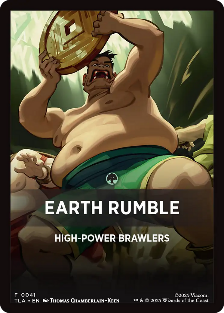 Earth Rumble Theme Card [Avatar: The Last Airbender Tokens] | Gear Gaming Bentonville