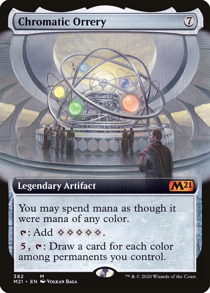 Chromatic Orrery (Extended Art) [Core Set 2021] | Gear Gaming Bentonville