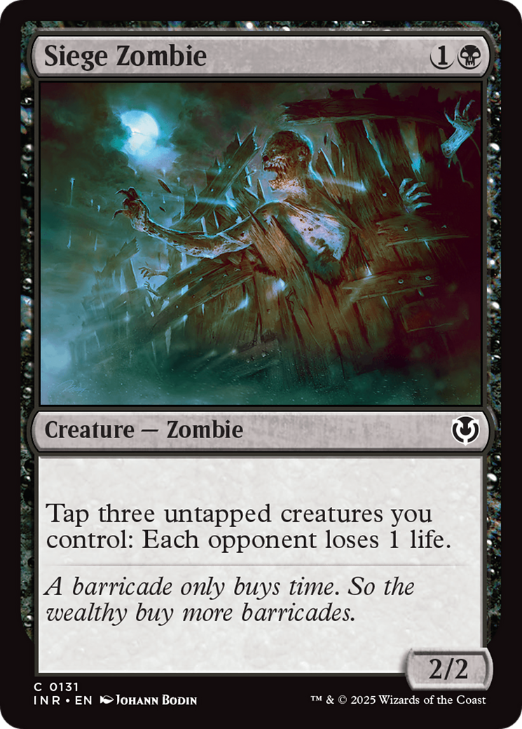 Siege Zombie [Innistrad Remastered] | Gear Gaming Bentonville