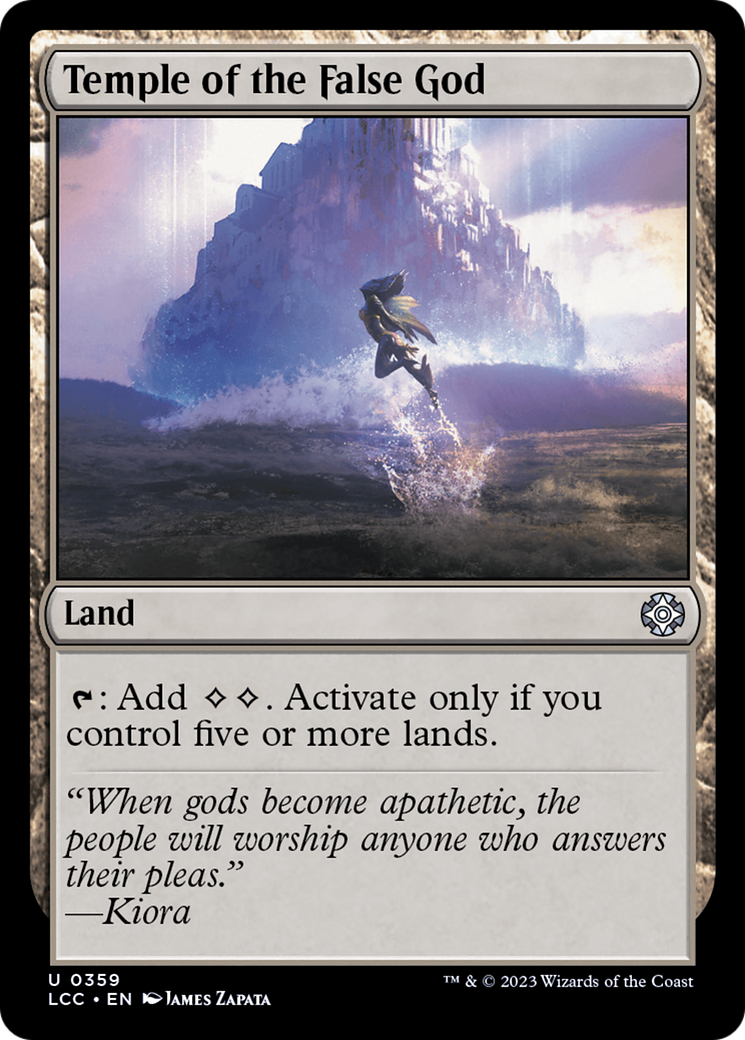 Temple of the False God [The Lost Caverns of Ixalan Commander] | Gear Gaming Bentonville