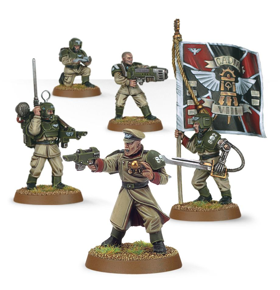 Astra Militarum:  Cadian Command Squad | Gear Gaming Bentonville