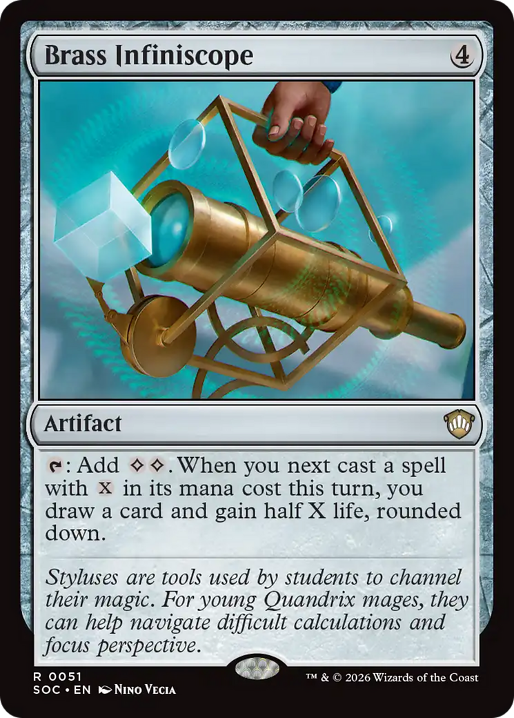 Brass Infiniscope [Secrets of Strixhaven Commander] | Gear Gaming Bentonville
