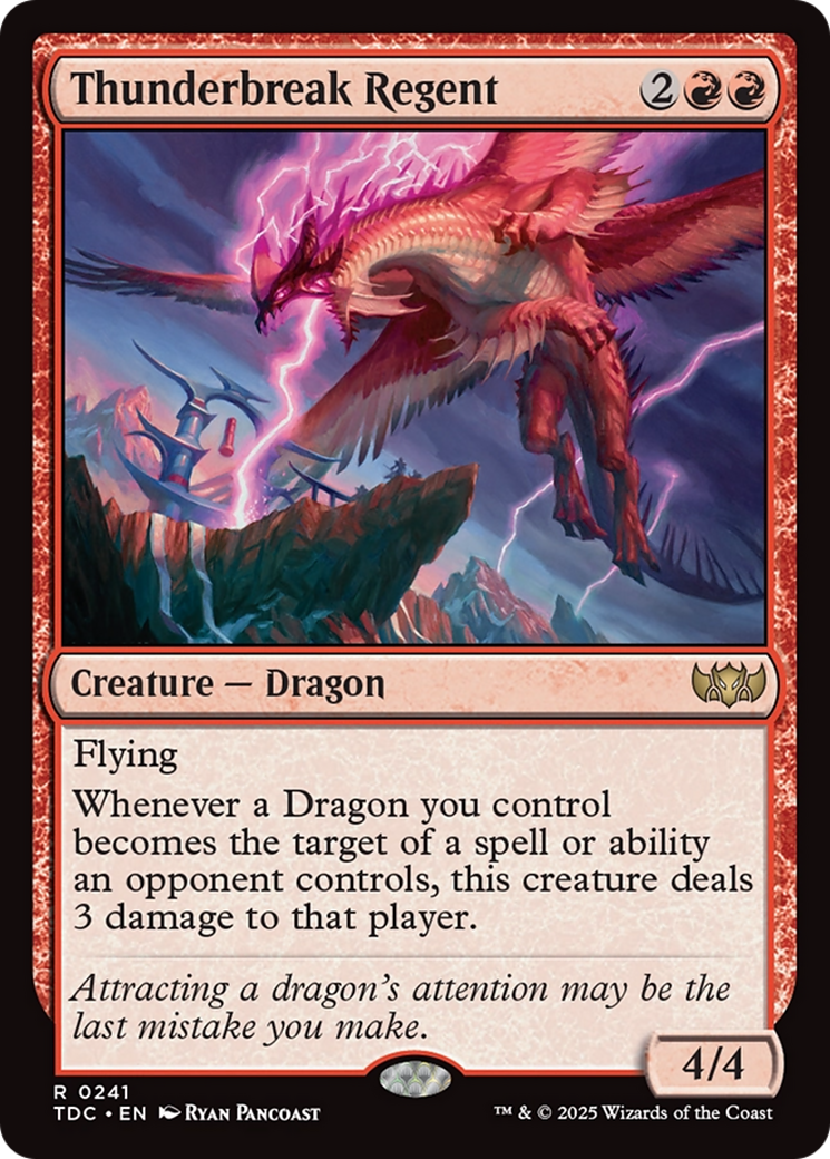 Thunderbreak Regent [Tarkir: Dragonstorm Commander] | Gear Gaming Bentonville
