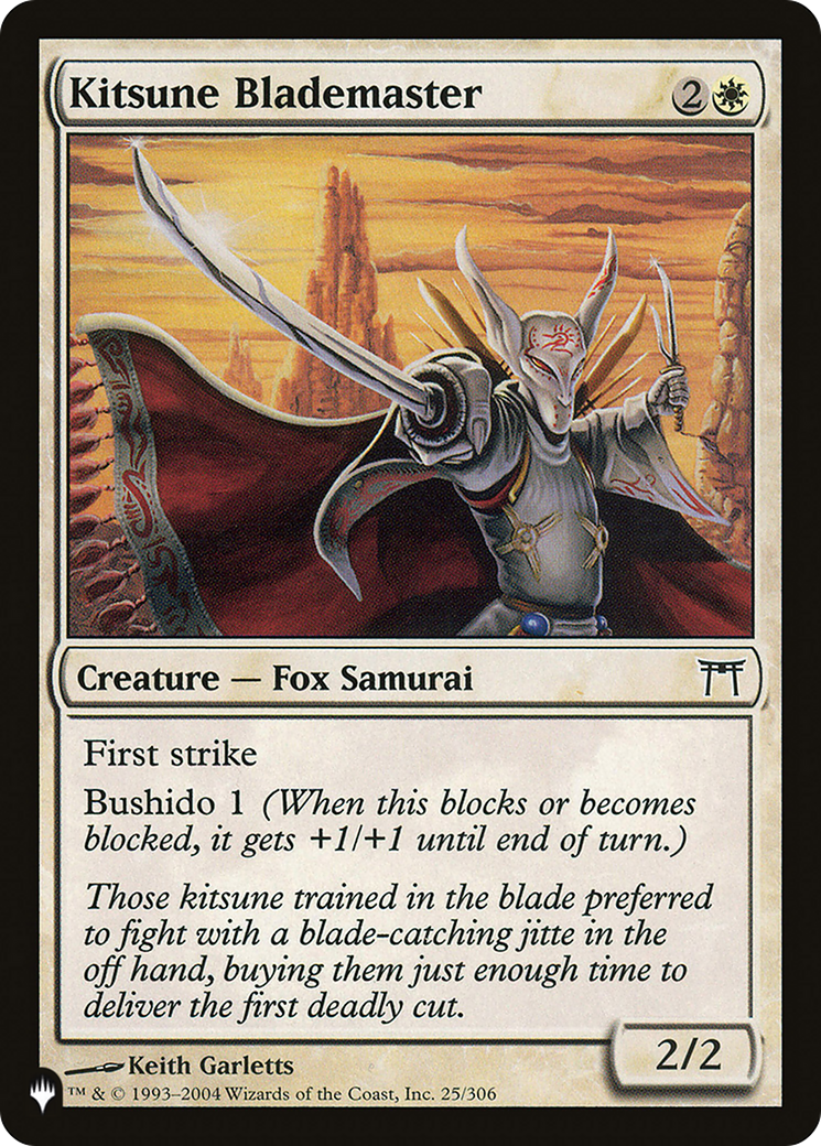 Kitsune Blademaster [The List Reprints] | Gear Gaming Bentonville