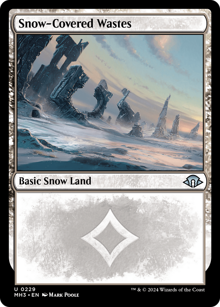 Snow-Covered Wastes (0229) [Modern Horizons 3] | Gear Gaming Bentonville