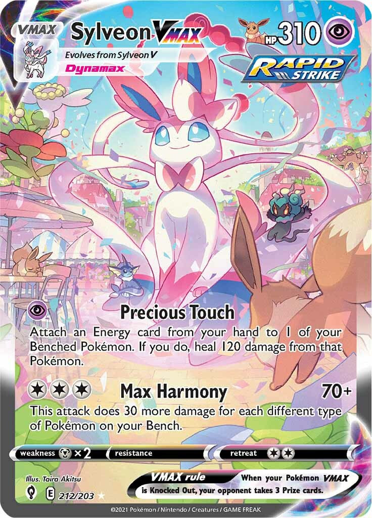 Sylveon VMAX (212/203) [Sword & Shield: Evolving Skies] | Gear Gaming Bentonville