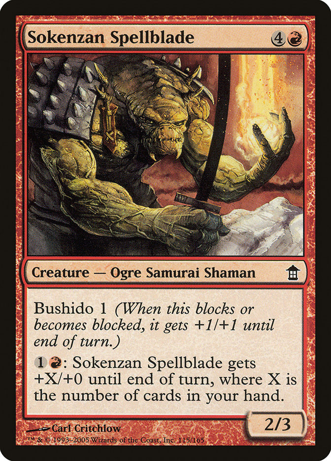 Sokenzan Spellblade [Saviors of Kamigawa] | Gear Gaming Bentonville