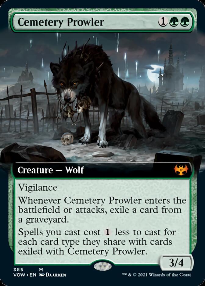 Cemetery Prowler (Extended Art) [Innistrad: Crimson Vow] | Gear Gaming Bentonville