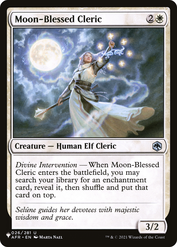 Moon-Blessed Cleric [The List Reprints] | Gear Gaming Bentonville