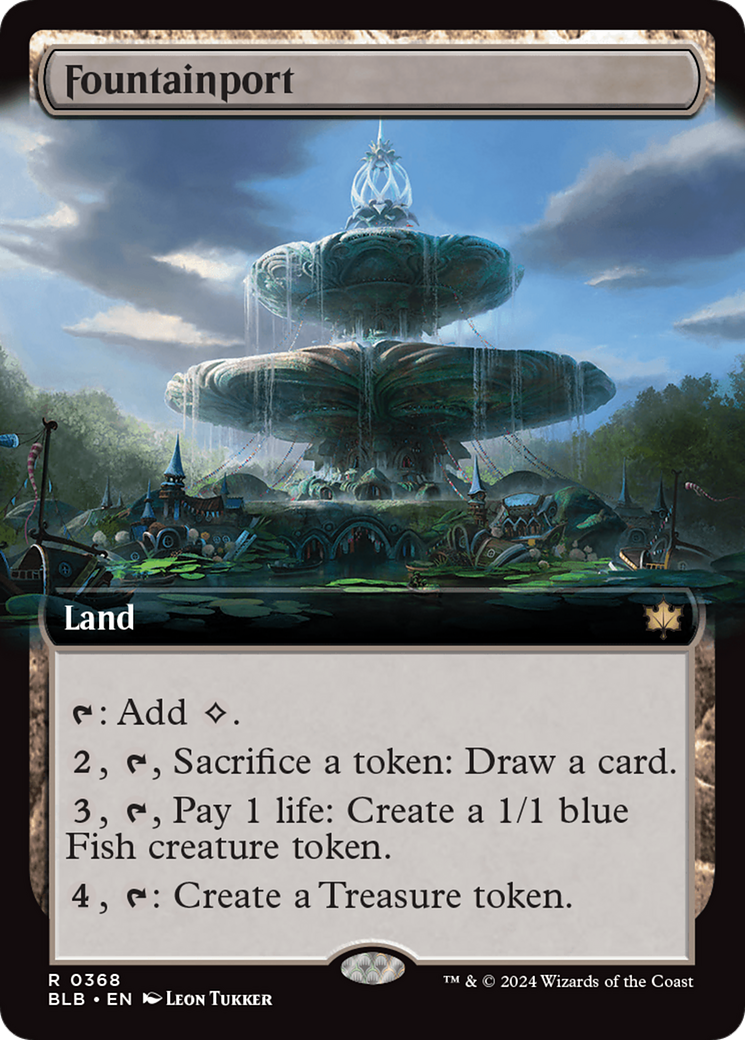 Fountainport (Extended Art) [Bloomburrow] | Gear Gaming Bentonville