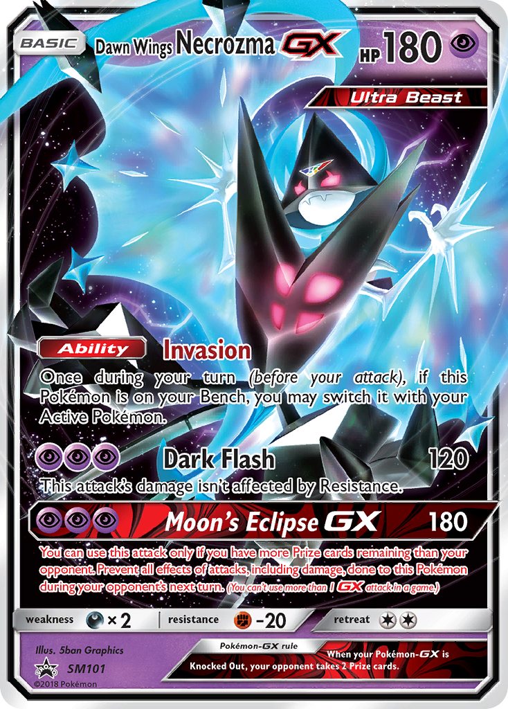 Dawn Wings Necrozma GX (SM101) [Sun & Moon: Black Star Promos] | Gear Gaming Bentonville