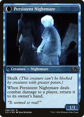 Startled Awake // Persistent Nightmare [Shadows over Innistrad Prerelease Promos] | Gear Gaming Bentonville