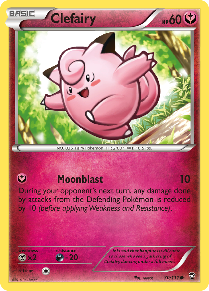 Clefairy (70/111) [XY: Furious Fists] | Gear Gaming Bentonville