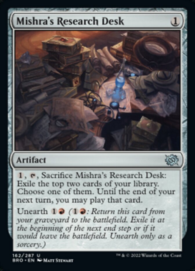 Mishra's Research Desk [The Brothers' War] | Gear Gaming Bentonville