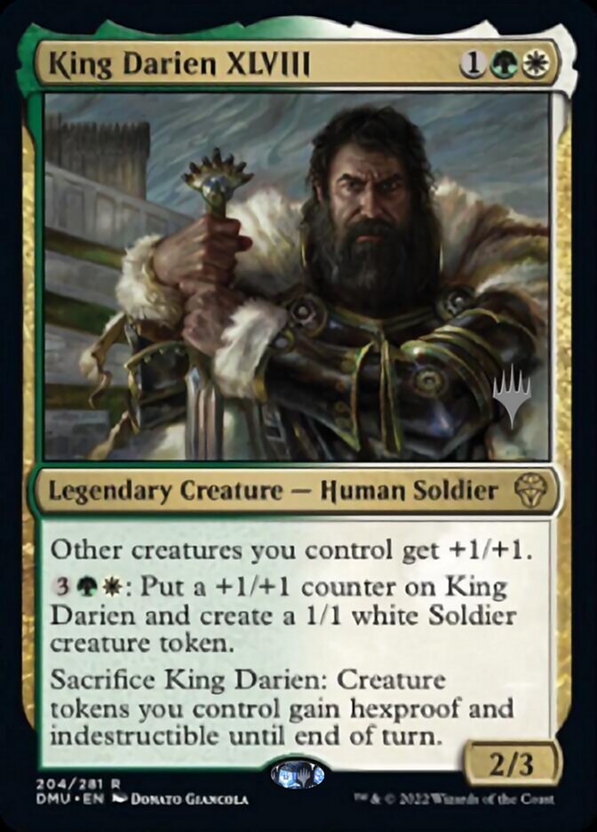 King Darien XLVIII (Promo Pack) [Dominaria United Promos] | Gear Gaming Bentonville