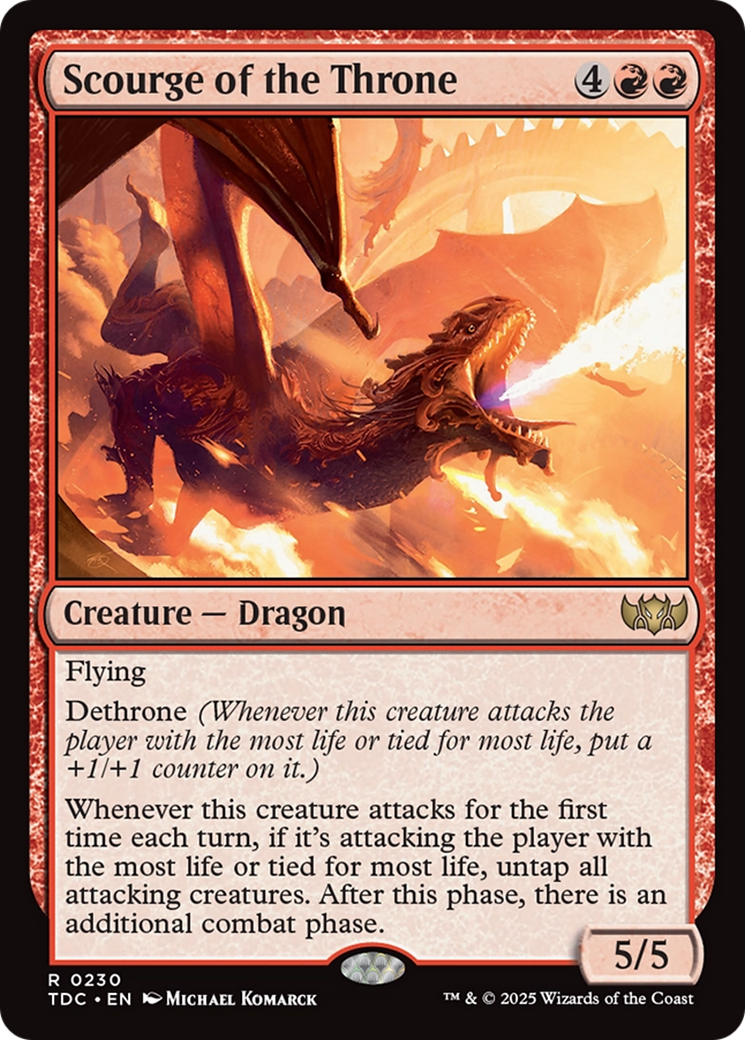 Scourge of the Throne [Tarkir: Dragonstorm Commander] | Gear Gaming Bentonville