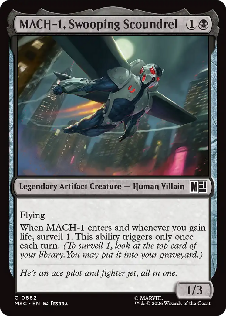 MACH-1, Swooping Scoundrel [Marvel Super Heroes Commander] | Gear Gaming Bentonville