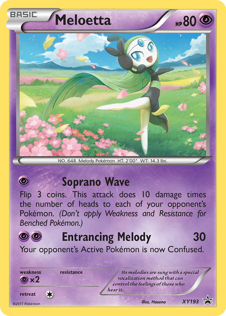 Meloetta (XY193) [XY: Black Star Promos] | Gear Gaming Bentonville