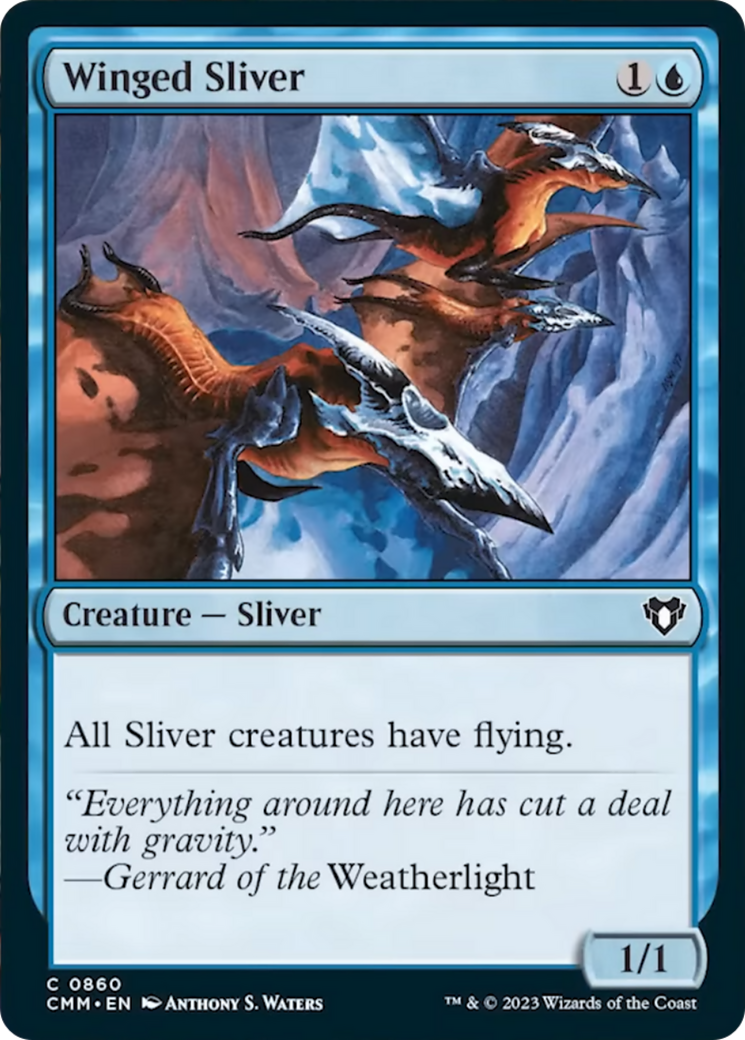 Winged Sliver [Commander Masters] | Gear Gaming Bentonville