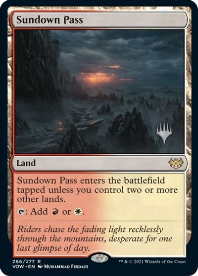 Sundown Pass (Promo Pack) [Innistrad: Crimson Vow Promos] | Gear Gaming Bentonville