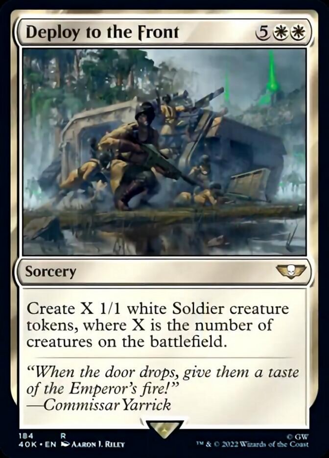 Deploy to the Front (Surge Foil) [Warhammer 40,000] | Gear Gaming Bentonville